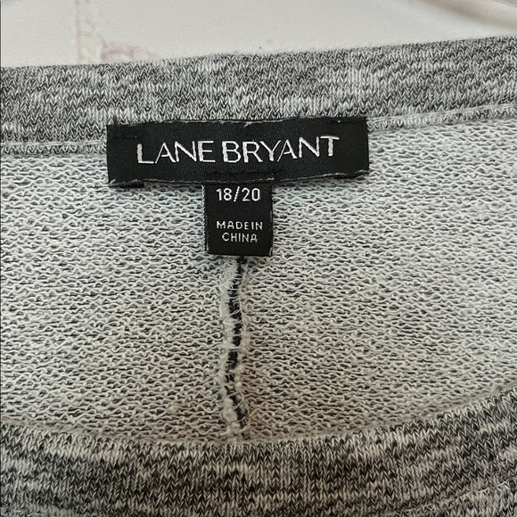 Lane Bryant Heathered Grey Terry Sweatshirt - Picture 5 of 10